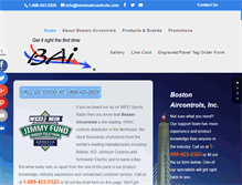 Tablet Screenshot of bostonaircontrols.com